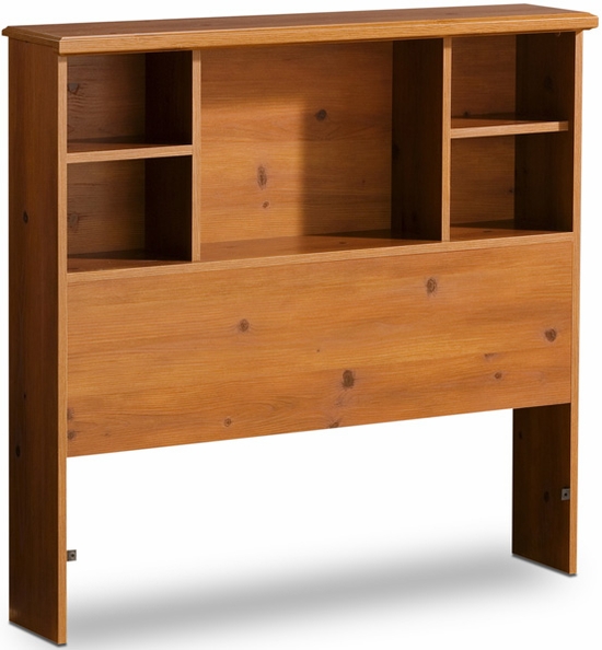 South Shore 3642098 Twin Size Bookcase Headboard In Sunny Pine