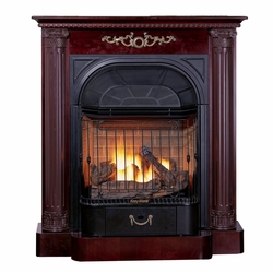 World Marketing FMK4026 The Buckingham Gas Fireplace in Cherry