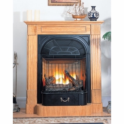 World Marketing FMK4027 The Buckingham Gas Fireplace in Oak