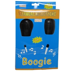 CET Domain 10300602 Innax 2 x karaoke microphone for Wii amp; PS3 White