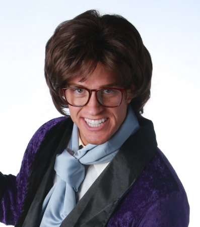 Wicked Wigs 812223011493 Men Player Brown Wig