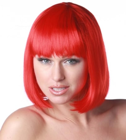 Wicked Wigs 812223010731 Red Charm Red Wig