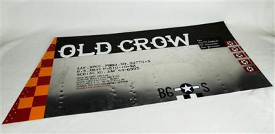Toys and Models P-51D Old Crow Nose Art Panel