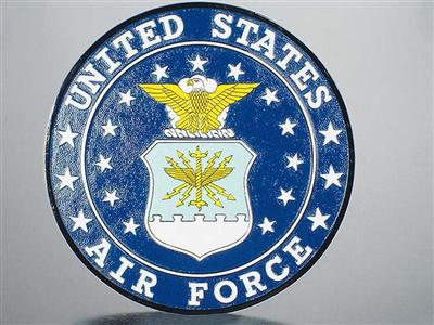 Toys and Models Air Force Seal Wood Model Wall Plaque