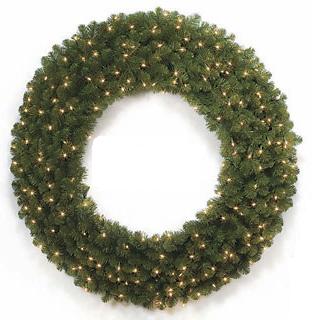 Autograph Foliages C80121  48 Inch Limber Pine Wreath  Clear Lights