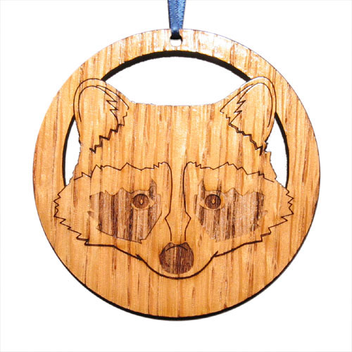 Wil001n Laser-etched Raccoon Ornaments - Set Of 6