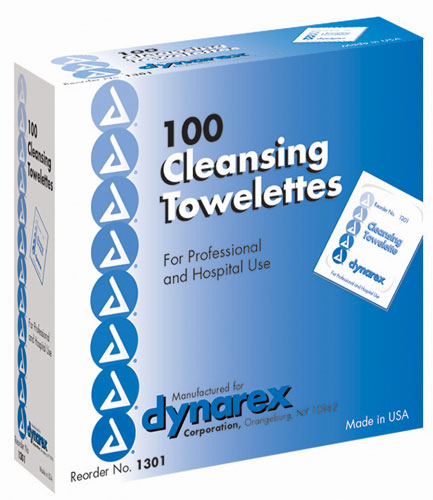 Towellette Cleansing - Box Of 100 5 X7 - 3043