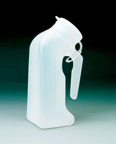 Male Urinal With Cover Disposable Translucent - 7233