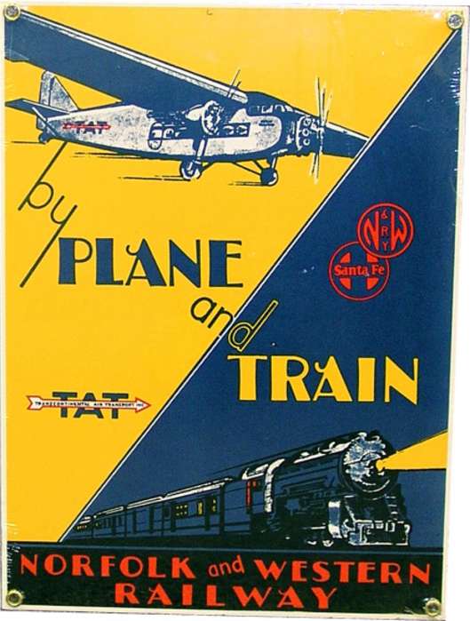 Daron AR017 Planes and Trains Sign