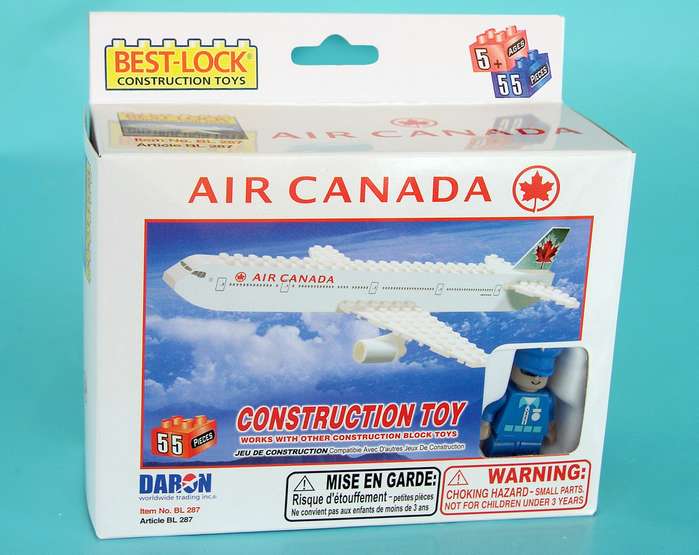 Bl287 Air Canada 55 Piece Construction Toy