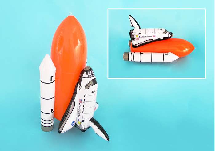 Eb0321 Space Shuttle Full Stack Inflatable