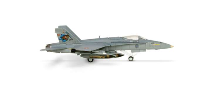 Daron HE552653 Herpa Swiss Air Force FA 18C Fiegerstaffel 11