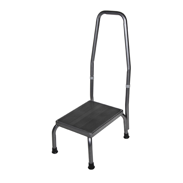 Drive Medical 13031-1sv Foot Stool With Handrail