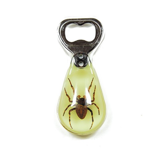 Real Bug Bottle Openers-spider-glow In The Dark