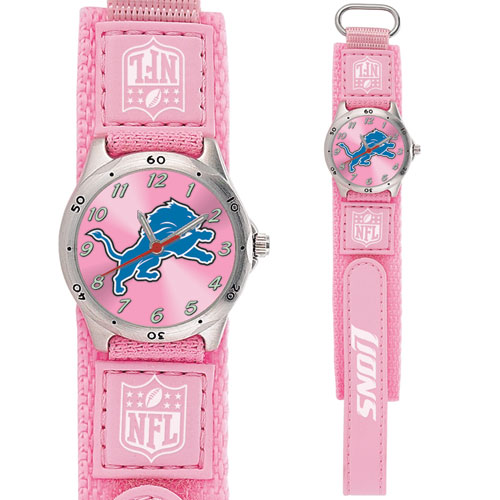 Game Time NFLFSPDET Detroit Lions Future Star Series Pink Watch