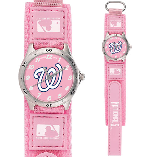 Game Time MLB-FSP-WAS Washington Nationals Future Star Pink Watch