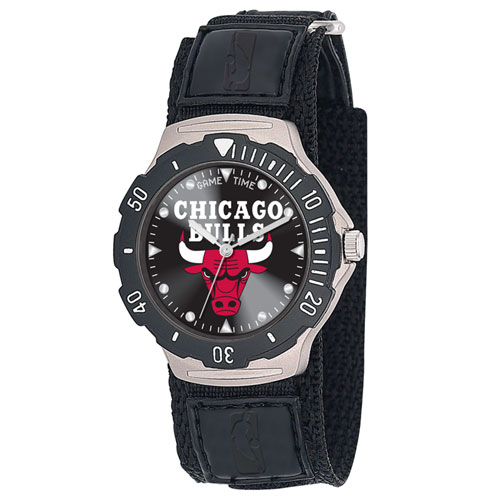 Game Time NBAAGVCHI Chicago Bulls Agent Velcro Watch