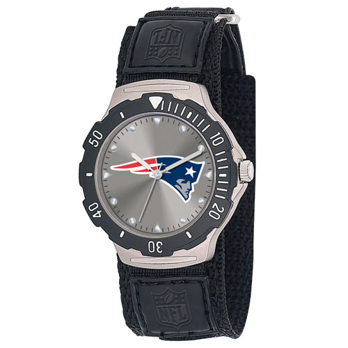 Game Time NFLAGVNE New England Patriots Agent Velcro Watch