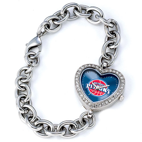 Game Time BH-DET Detroit Pistons Heart Watch