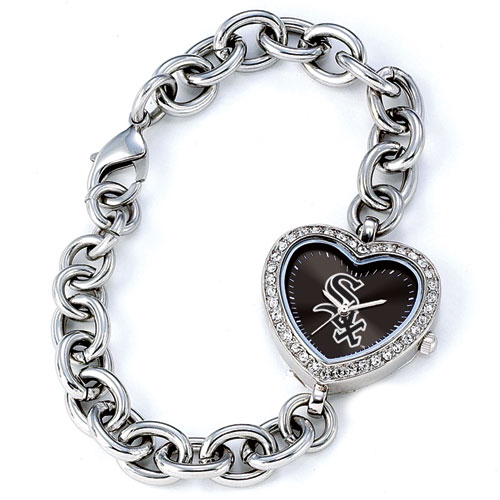 Game Time MH-CWS Chicago White Sox Heart Watch