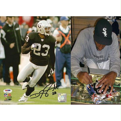 American Icon Autographs DeAngelo Hall Oakland Raiders Signed Autographed 8x10 Photo
