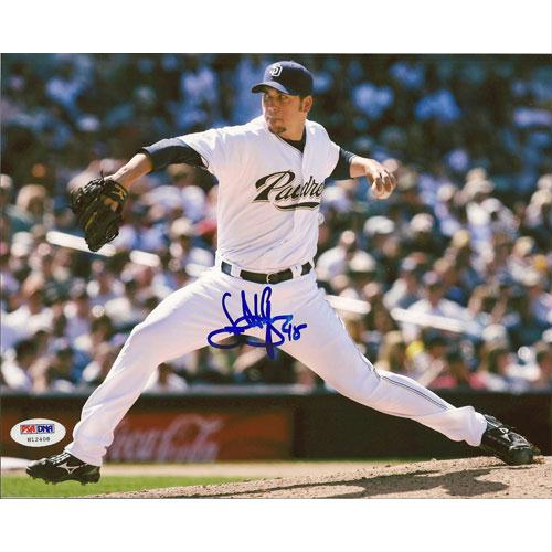 American Icon Autographs Justin Hampson - San Diego Padres Signed Autographed 8x10 Photo