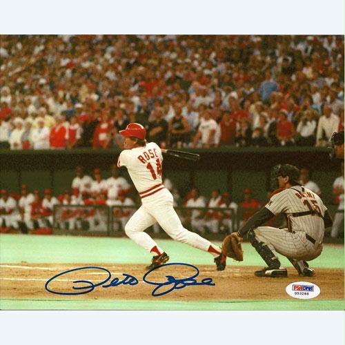 American Icon Autographs Pete Rose - Cincinnati Reds Signed Autographed 8x10 Photo