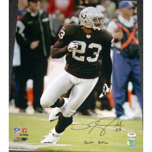 American Icon Autographs DeAngelo Hall Oakland Raiders Signed Autographed 16x20 Photo