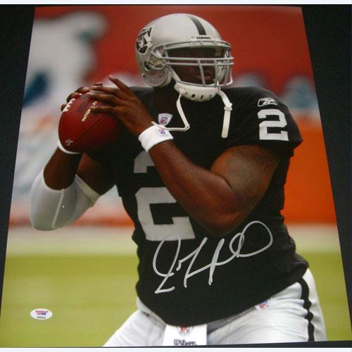 American Icon Autographs JaMarcus Russell Oakland Raiders Signed Autographed 16x20 Photo