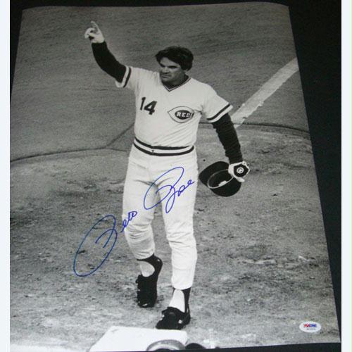 American Icon Autographs Pete Rose - Cincinnati Reds Signed Autographed 16x20 Photo