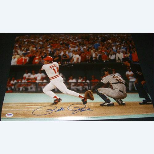 American Icon Autographs Pete Rose - Cincinnati Reds Signed Autographed 16x20 Photo