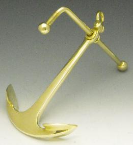 Mayer Mill Brass - AB-52 - Anchor Door Stop - 11 Inch