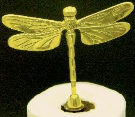 Mayer Mill Brass - TWR-DF - Dragonfly Paper Towel Holder