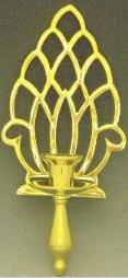 Mayer Mill Brass  SW17  Wall Sconce Candle Holder  Pineapple