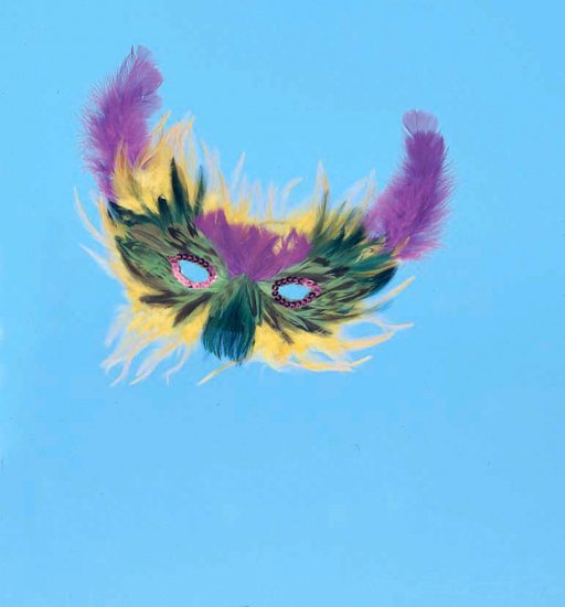 Peter Alan 7473 Mardi Gras Cat Mask Costume Accessory
