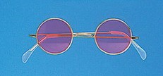 Peter Alan 7032P Round Glasses With Pink Lenses