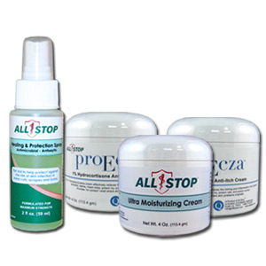 All Stop ASPK005 Eczema Combo Pack  NonToxic Eczema Treatment