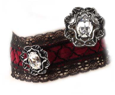 Alchemy Gothic P414 Revania Lace choker