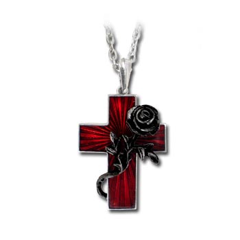 Alchemy Gothic P502 Order of the Black Rose Pendant