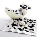 Baby Aspen BA12008NA The Cow Jumped Over the Moon Lovie Gift Set