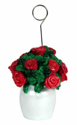Beistle 50852 Rose Bouquet Photo and Balloon Holder Pack of 6 by Beistle