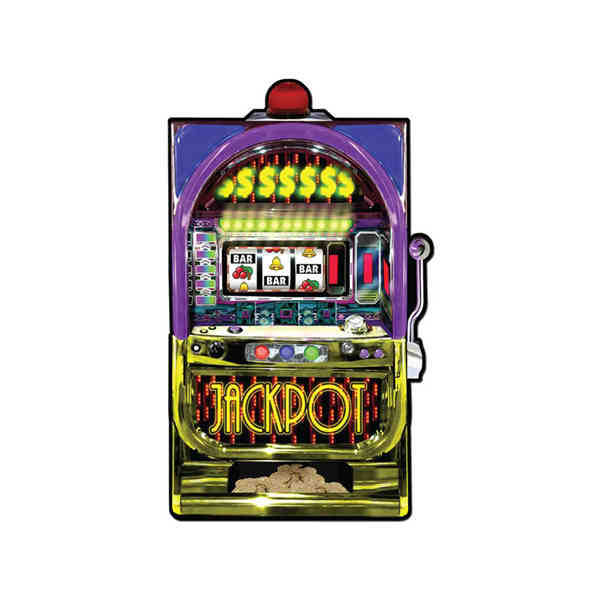 Beistle - 55335 - Slot Machine Cutout- Pack of 12