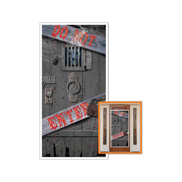 Beistle - 00011 - Haunted Halloween - Door Cover- Pack Of 12