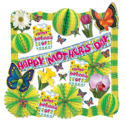 Beistle - 55441 - Mothers Day Decorating Kit - 30 Pieces