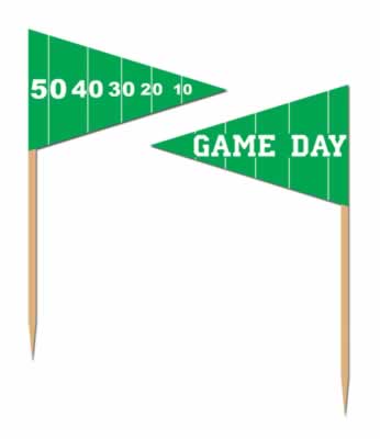 UPC 034689601067 product image for Beistle - 60106 - Game Day Football Picks- Pack of 12 | upcitemdb.com