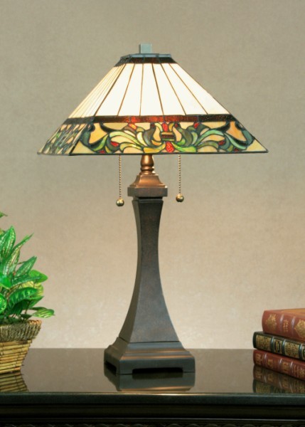 1235tl-14t Sedona Stylish Table Lamp- Crimmson Noir- 23 Inch