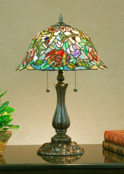 1237tl-14t Felicity Stylish Table Lamp- Burnished Walnut- 21 Inch
