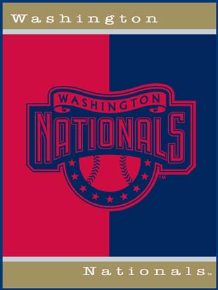 Biederlack B1005 Blanket 60x80 Washington Nationals