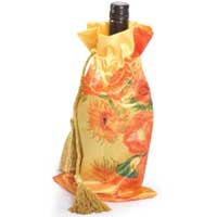 Picnic Plus PSA-414S Gallery Wine Bottle Gift Bag - Sunflower