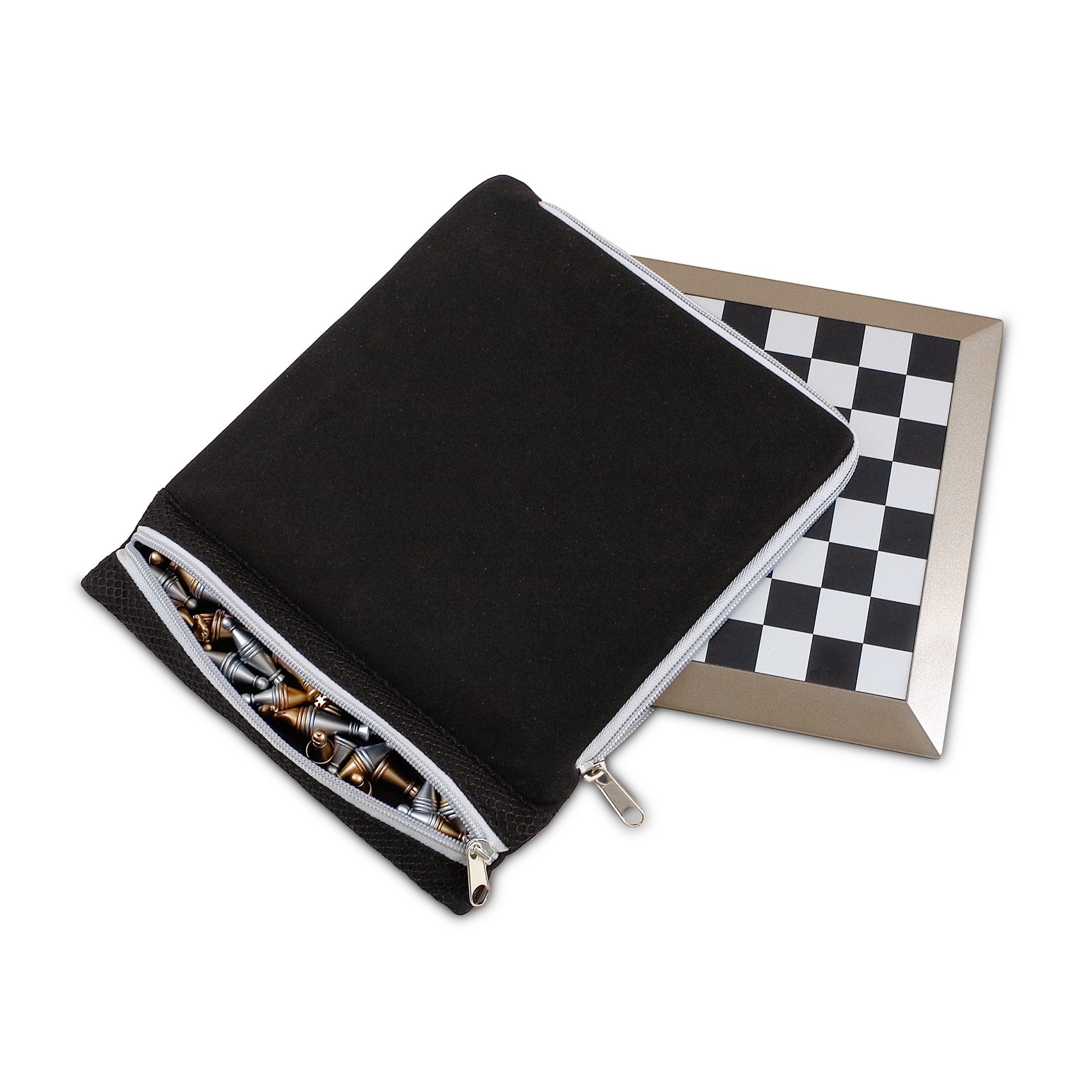 3882 Plastic Magnetic Chess Set With Carrying Case